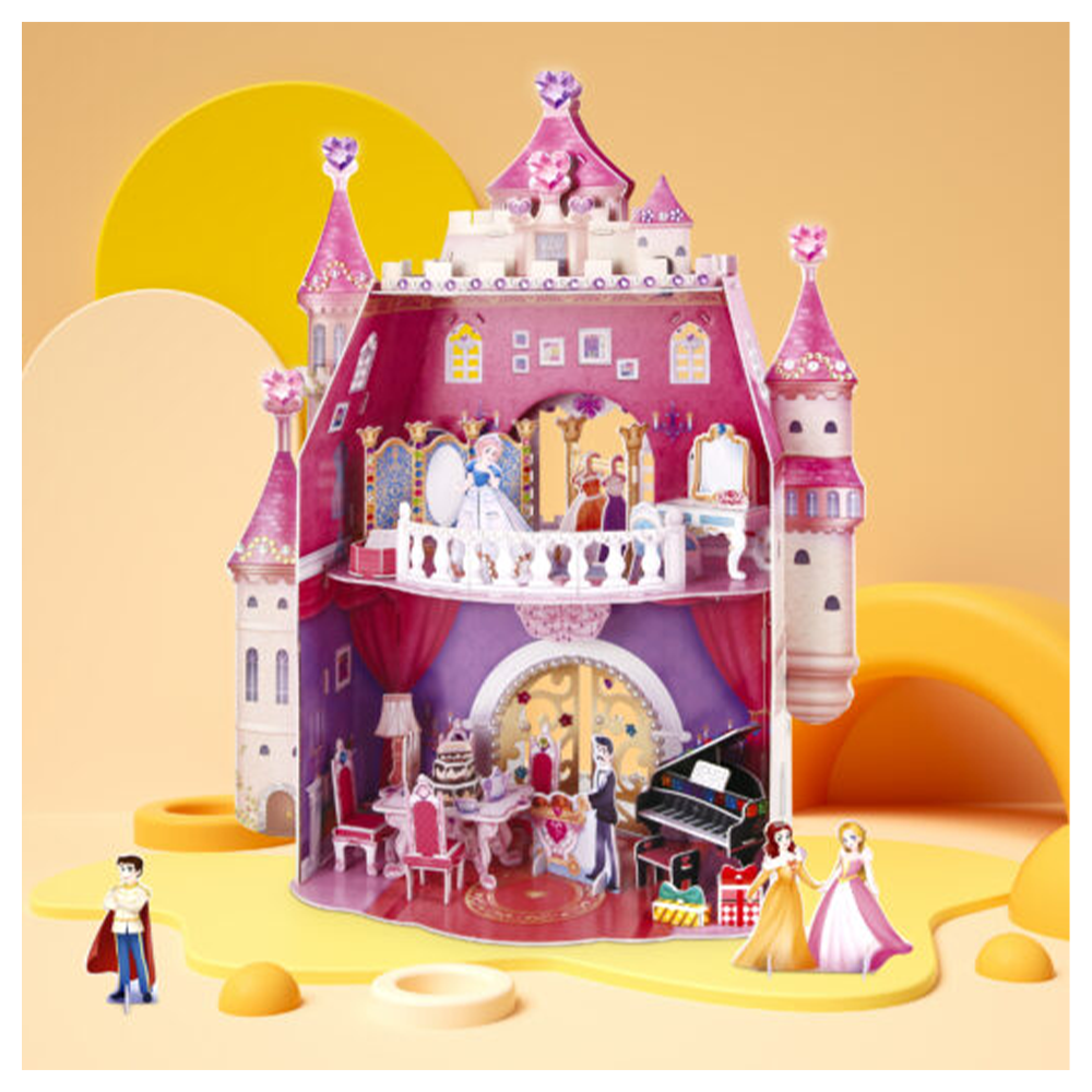 Cubic Fun 3D Puzzle Princess Birthday Dollhouse