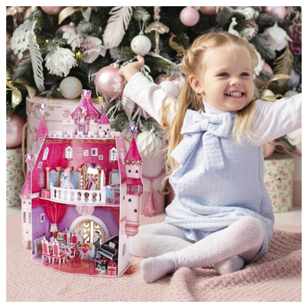 Cubic Fun 3D Puzzle Princess Birthday Dollhouse