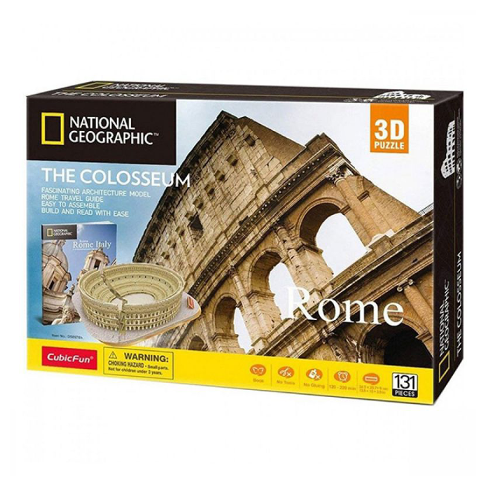 CUBICFUNCubik Fun 3D Puzzle The Colosseum National Geographicpapell.gr
