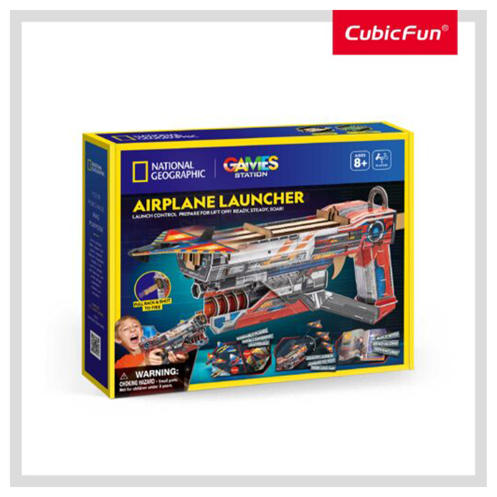 CUBICFUNCubic Fun Stem Εκτοξευτής Αεροπλάνων National Geographicpapell.gr