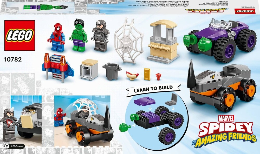 10782 Lego Marvel Hulk Vs Rhino Truck Showdown