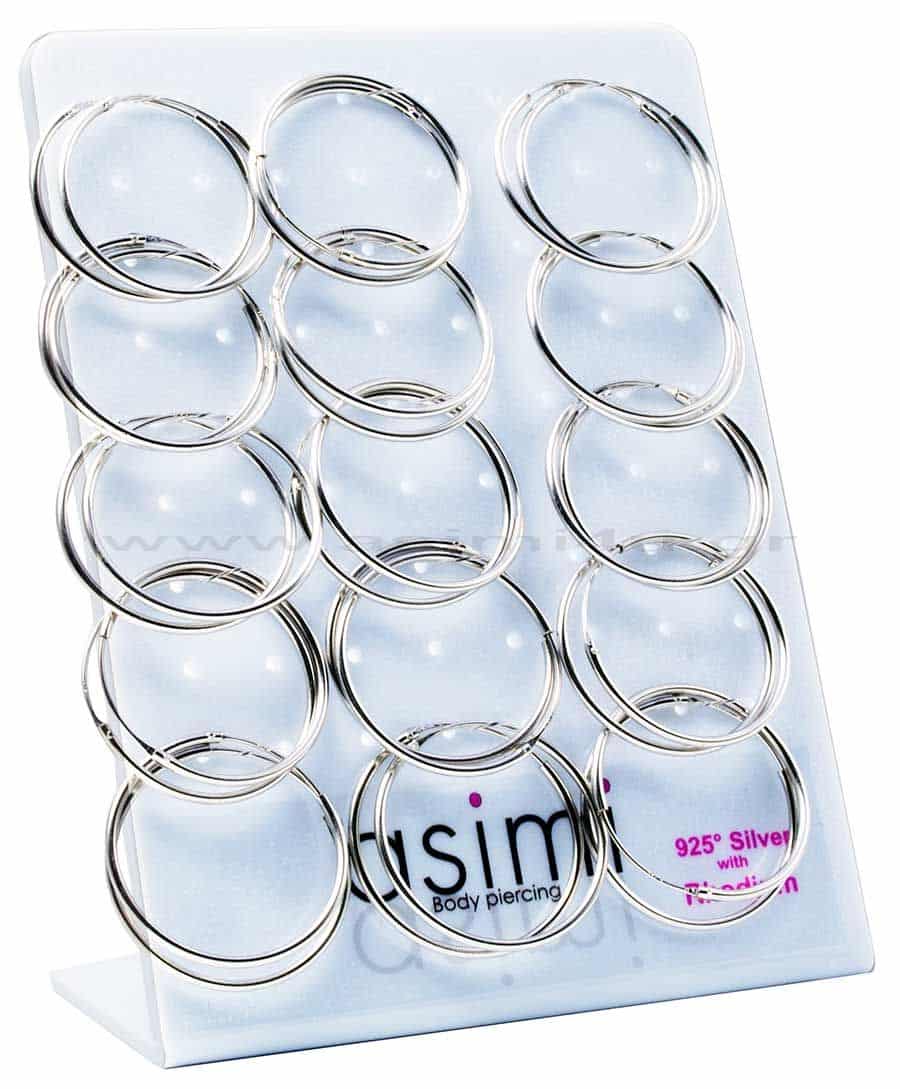 Ασημενιος Επιροδιωμενος Κρικος 25Mm