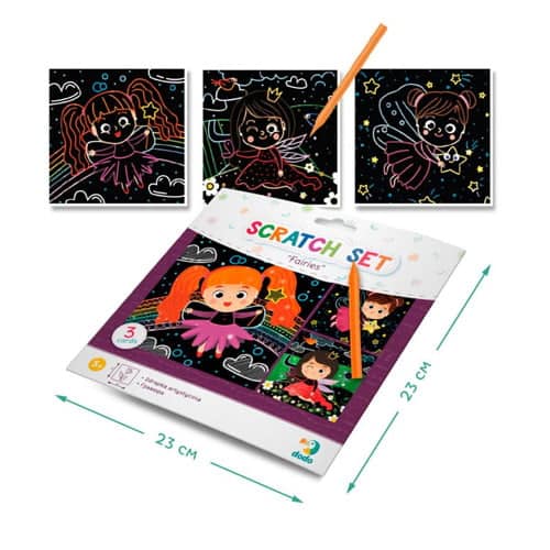 Scratch Set Fairies – Σετ Ζωγραφικη Με Ξυστο Νεραϊδες Do300218