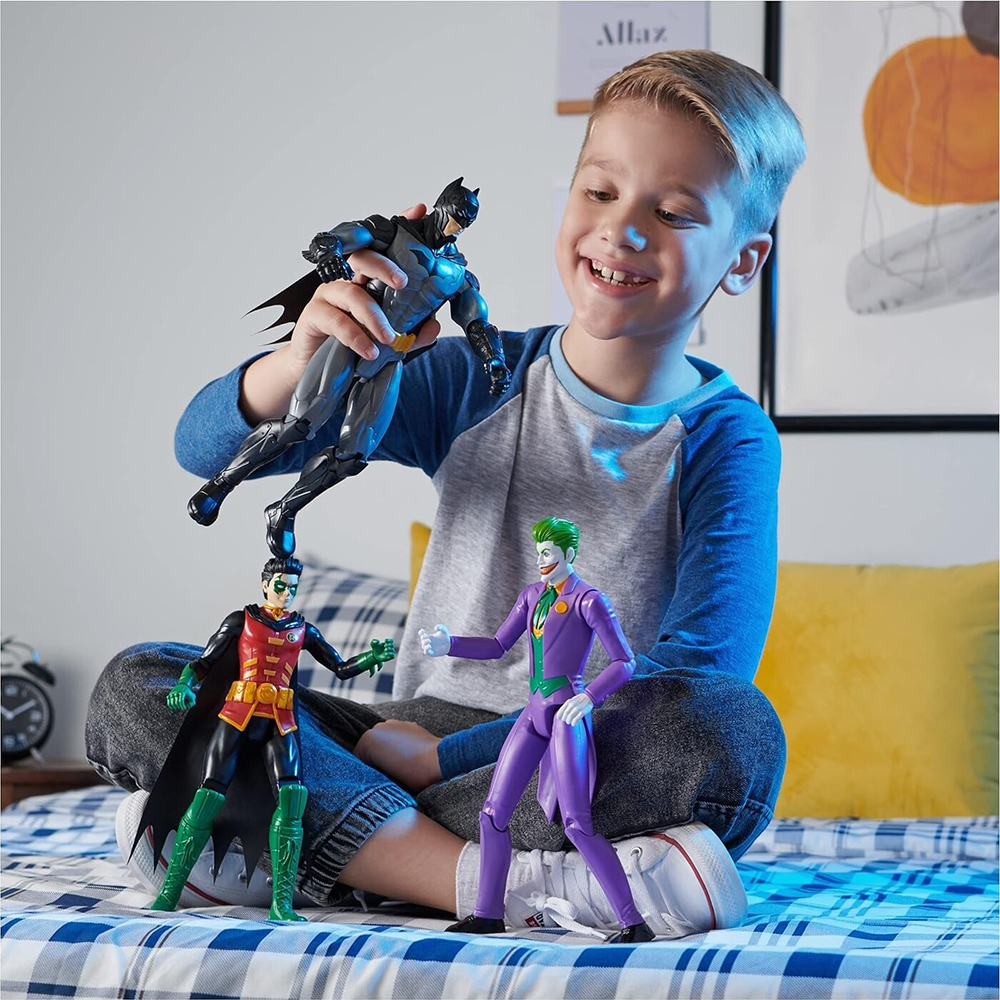 Spin MasterSpin Master DC: Φιγούρες Δράσης Batman & Robin Vs The Joker 30 εκpapell.gr