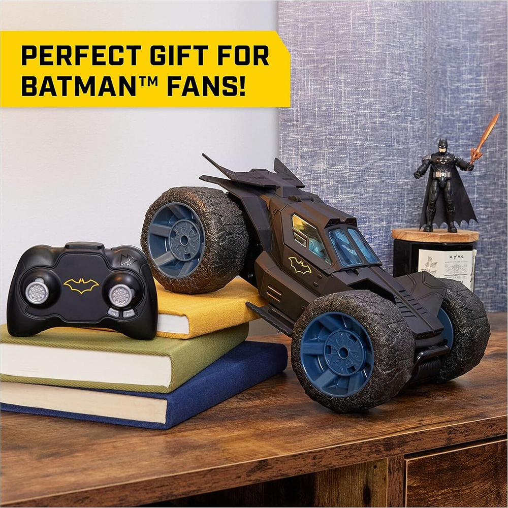 Spin MasterSpin Master DC: Batman - Stunt Force Batmobile Αυτοκίνητο Με Τηλεχειριστήριοpapell.gr