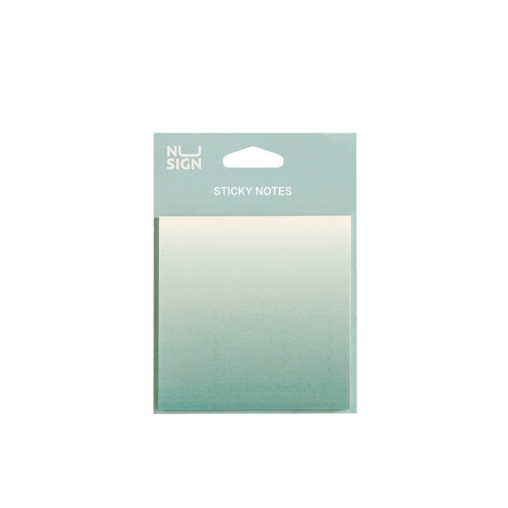Deli Αυτοκόλλητα Χαρτάκια Σημειώσεων 60Φ Όμπρε Blister 74x74mm Nusign Πράσινο