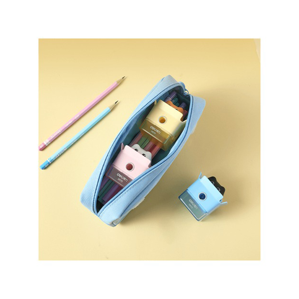 Deli Meowof Ξύστρα Μονή Βαρελάκι Πλαστική Φ6,5-8mm σε 3 Σχέδια - 1 Τμχ