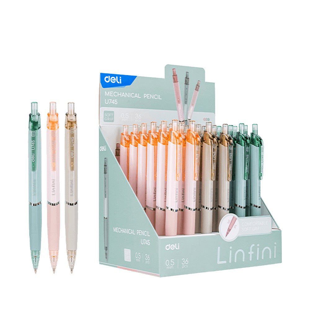 Deli Μηχανικό Μολύβι Linfini 0.5mm 3 Χρώματα - 1 Τμχ