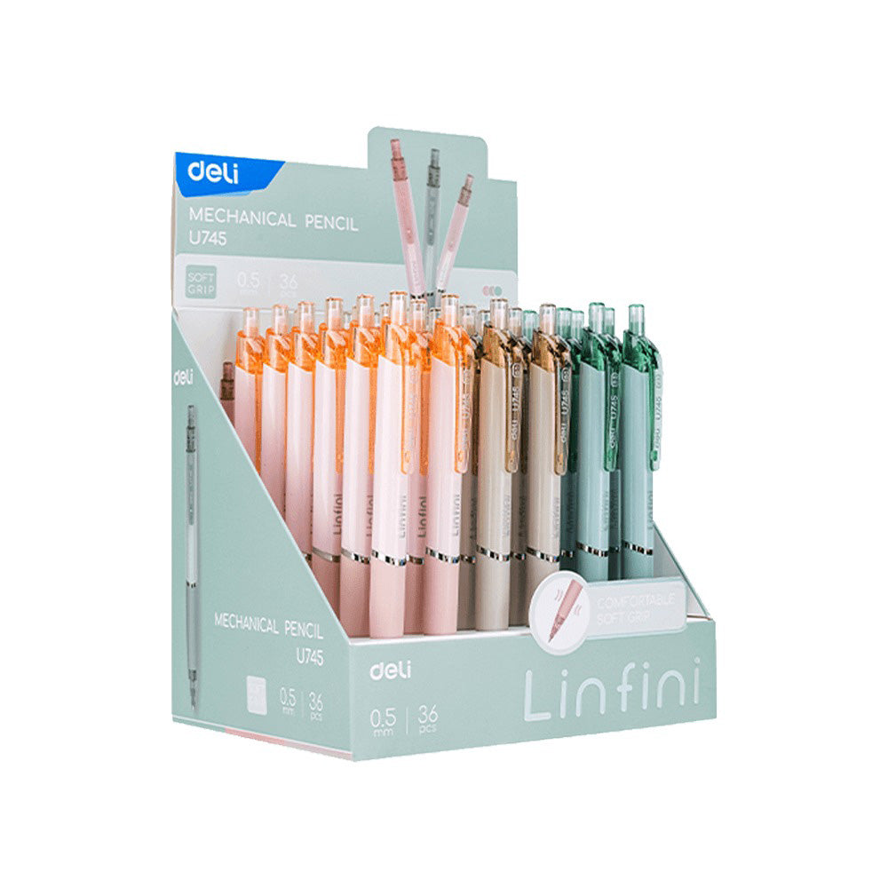 Deli Μηχανικό Μολύβι Linfini 0.5mm 3 Χρώματα - 1 Τμχ