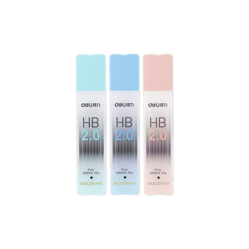 Deli Μύτες για Μηχανικό Μολύβι 2.0 mm HB - 8 Τεμάχια