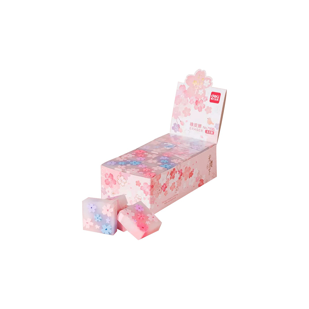 Deli Sakura Γόμα για Μολύβι 35x35x11 mm - 1 Τεμάχιο