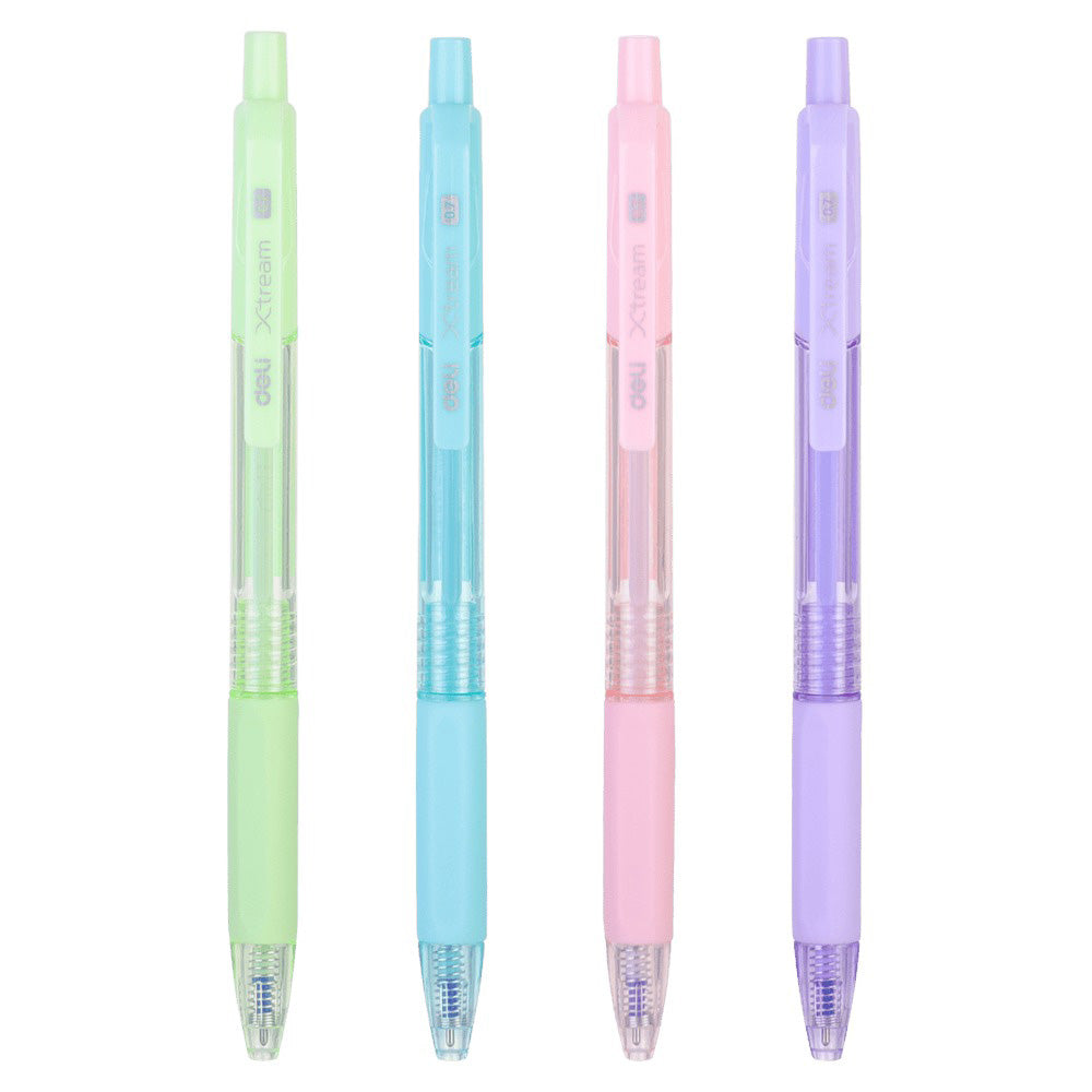 Deli Στυλό Κουμπί Λαβή Grip 0.7mm Xtream Pastel - 1 Τμχ