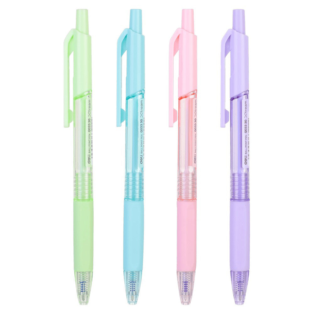 Deli Στυλό Κουμπί Λαβή Grip 0.7mm Xtream Pastel - 1 Τμχ