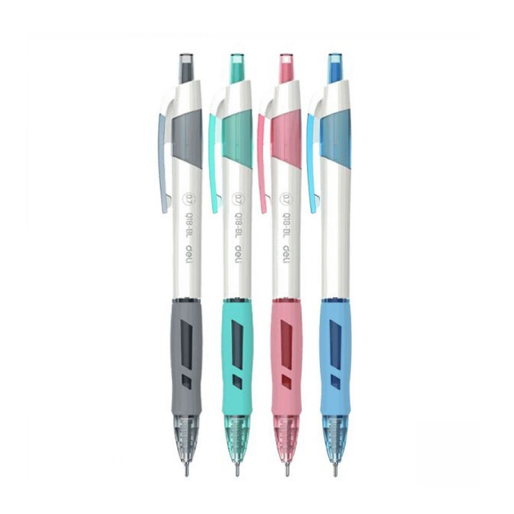 Deli Στυλό Κουμπί Λαβή Grip 0.7 Arris Παστέλ 4 Χρώματα - 1 Τμχ