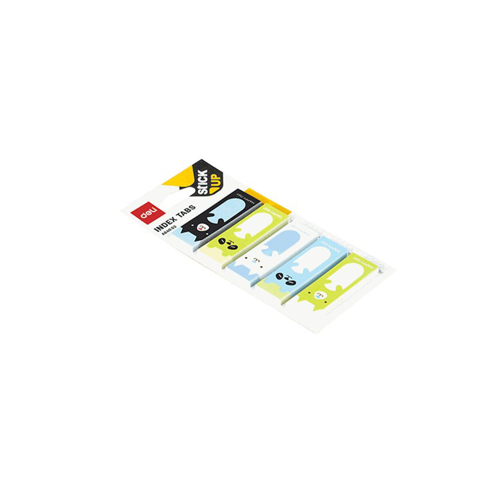 DELIDeli Σελιδοδείκτης Αυτοκόλλητος 45χ15 mm 5x30 Φύλλα 1 Τμχpapell.gr
