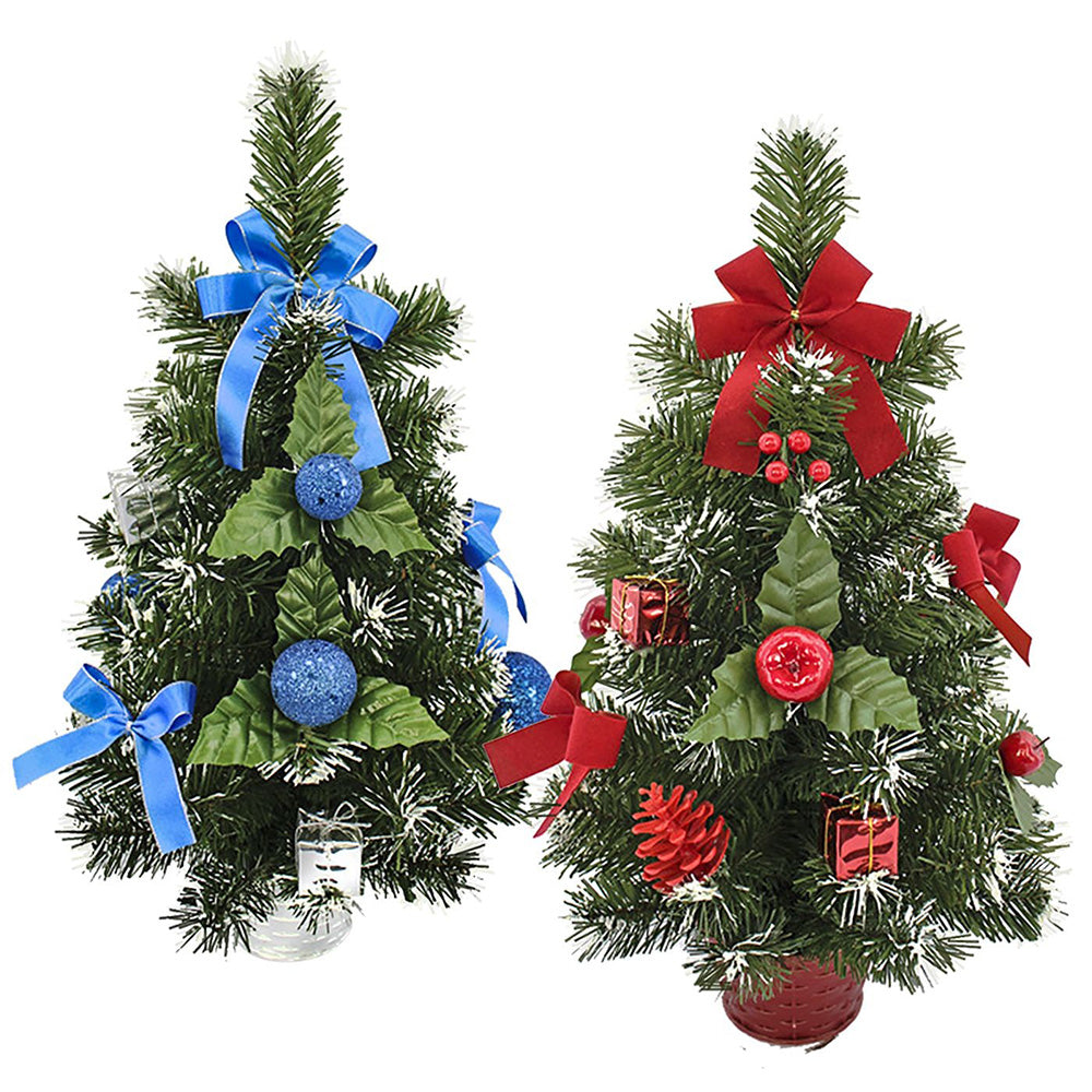 Χριστουγεννιάτικο Δεντράκι Στολισμένο 50εκ 2 Χρώματα - 1τμχ 