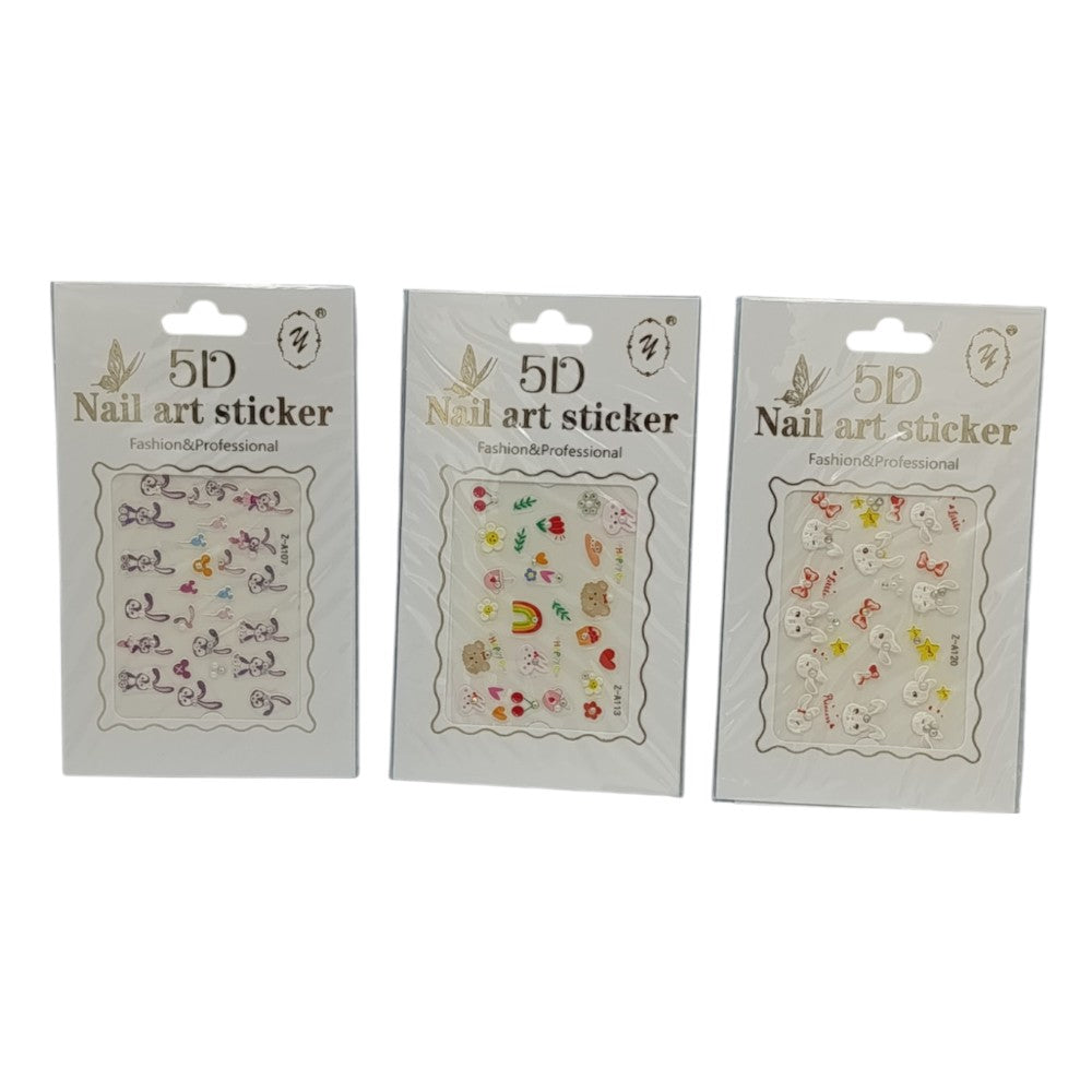 Διακοσμητικά Αυτοκόλλητα Νυχιών Διάφορα Σχέδια