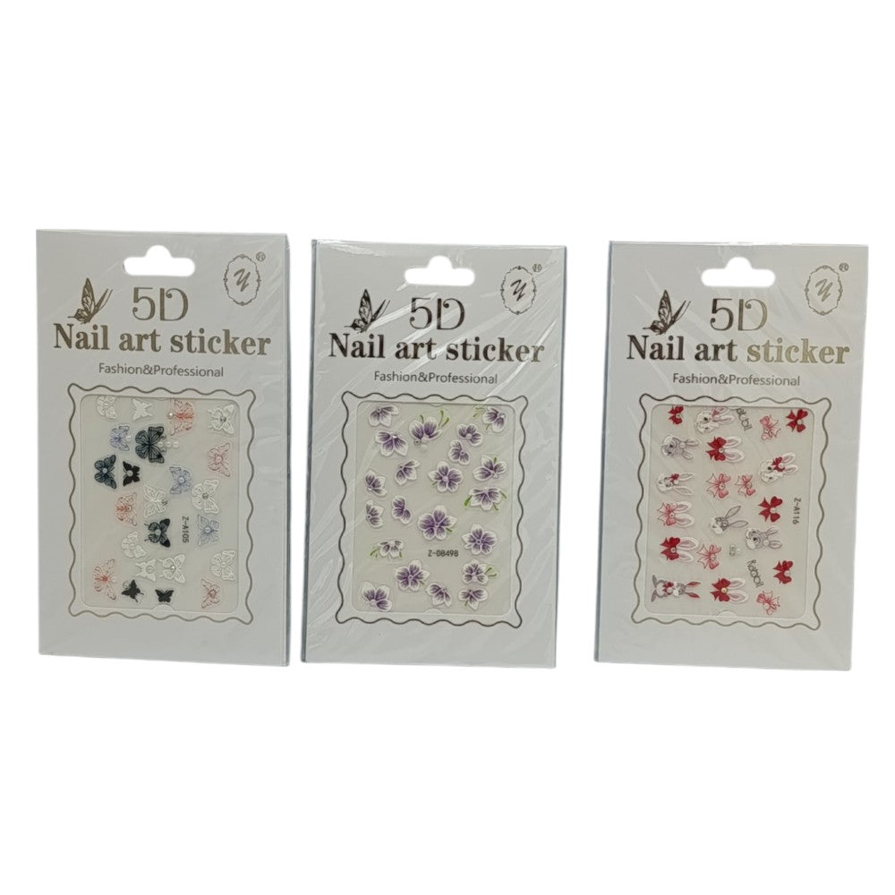 Διακοσμητικά Αυτοκόλλητα Νυχιών Διάφορα Σχέδια