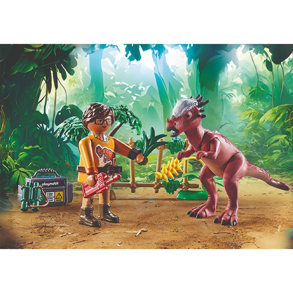 71822 Playmobil Dinos Παλαιοντολόγος Και Στυγιμολώχ 