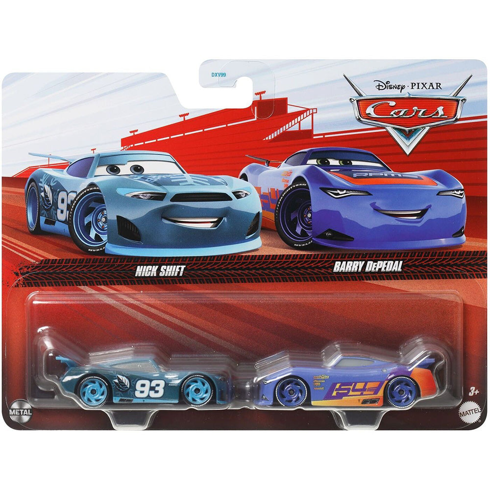 Disney Cars Αυτοκινητάκια - Σετ Των 2 Cars Nick Shift And Barry Depedal 