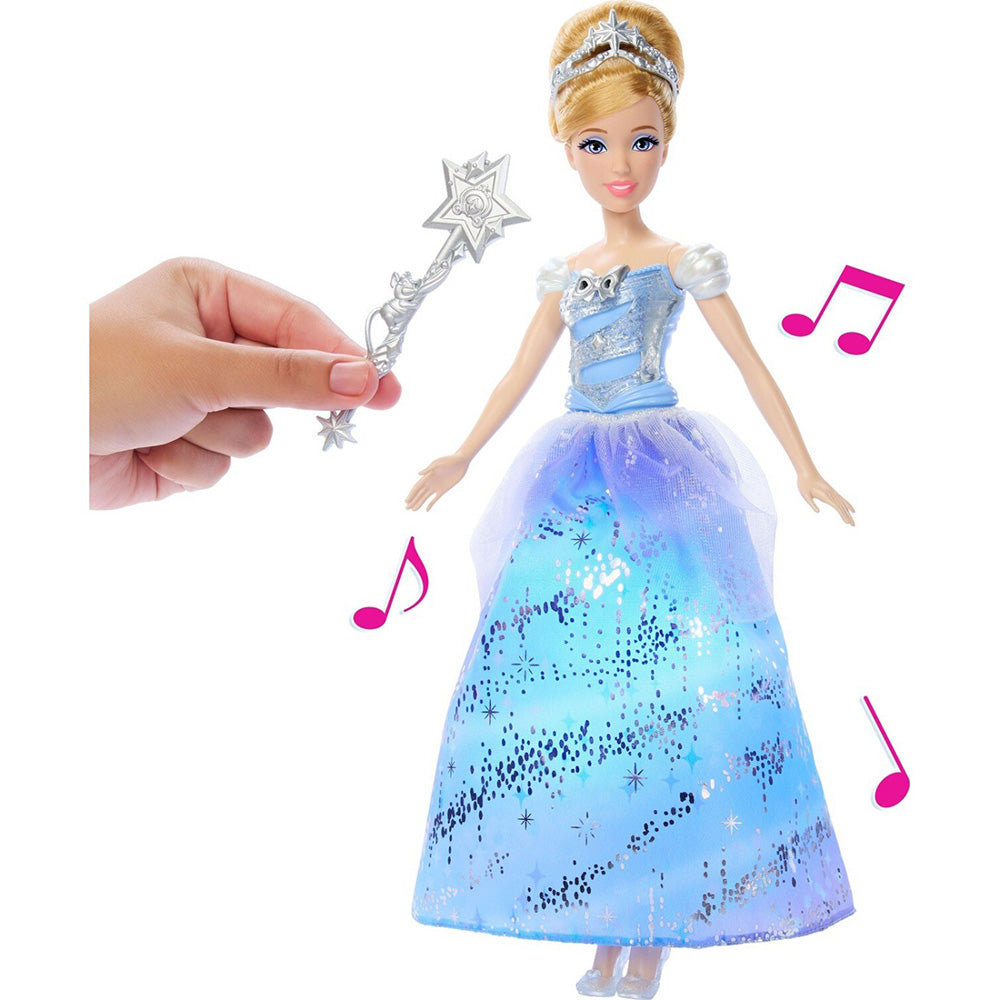Disney Princess Enchanted Ballgown Κούκλα Σταχτοπούτα Με Μαγικό Ραβδί 
