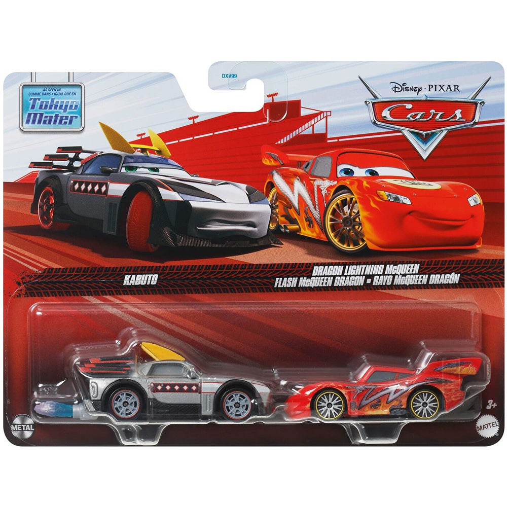 Disney Cars Αυτοκινητάκια - Σετ Των 2 Cars Dc Kabuto And Dragon Lightning Mcqueen 