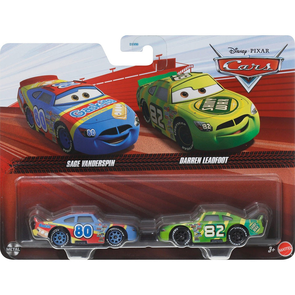 Disney Cars Mattel Disney Pixar Cars 2X Gas-Its N.80/ Shiny Wax N.82 