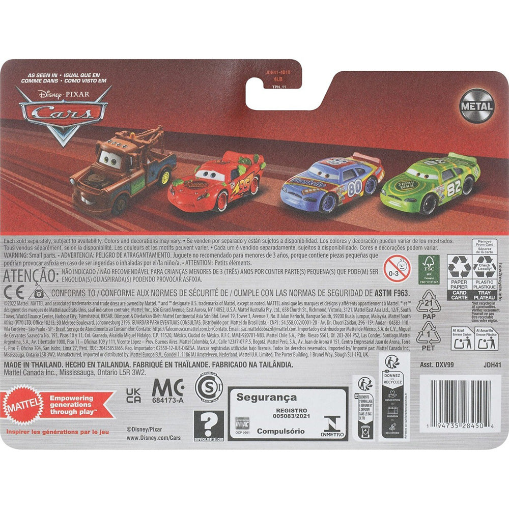 Disney Cars Disney Pixar Cars Όχημα Παιχνίδι 1X Fiber Fuel Crew Chief/ Pitty 