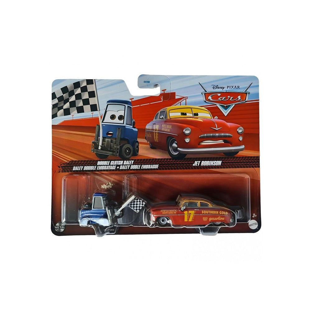 MattelMattel Disney Cars Σετ Των 2 Disney And Pixar Cars Clutch & Jet Robinson Όχημα Παιχνίδιpapell.gr
