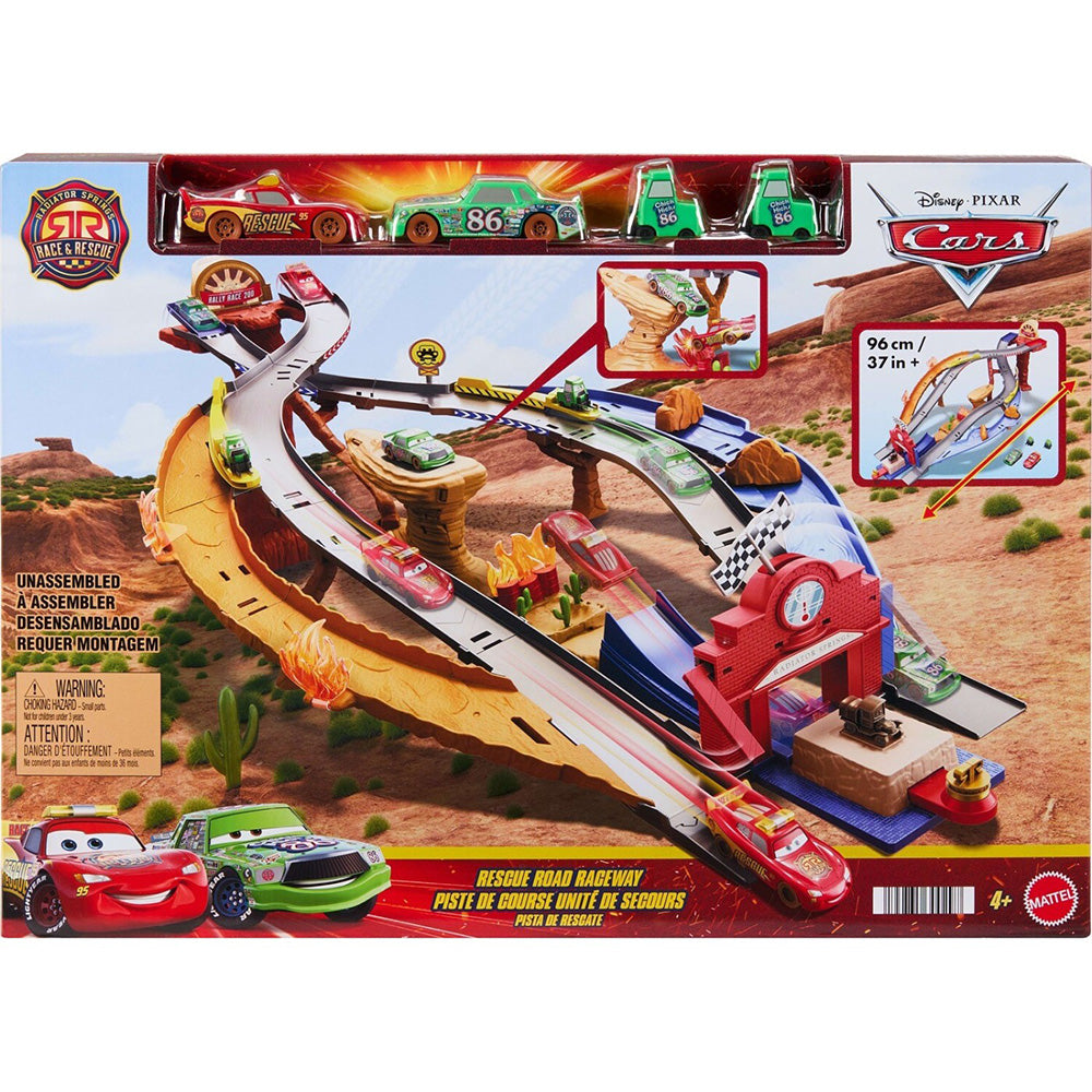Disney Cars Πίστα Race And Rescue Disney Pixar Cars Όχημα Παιχνίδι 