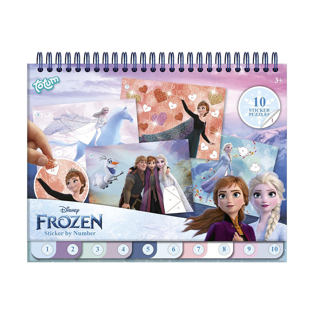 Totum Disney : Frozen - Sticker By Number Pad