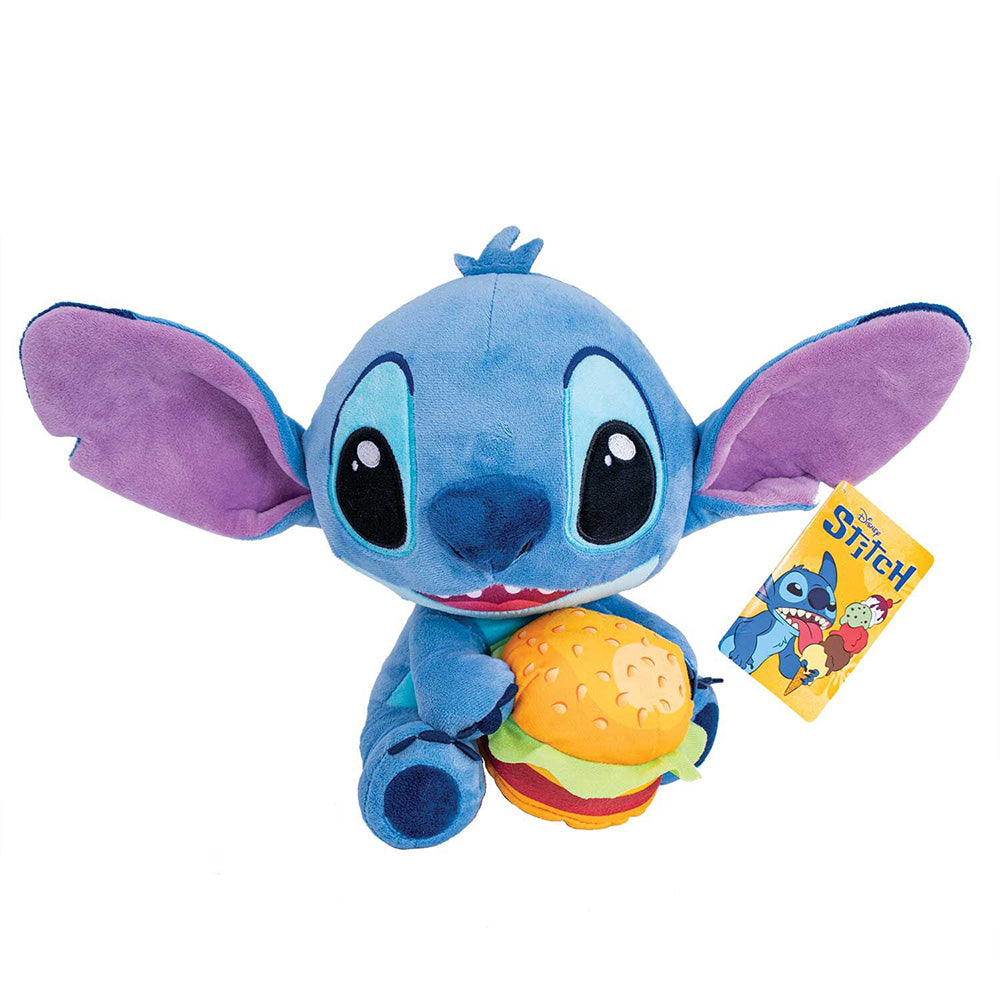 Disney Λούτρινο Stitch Με Burger 25εκ