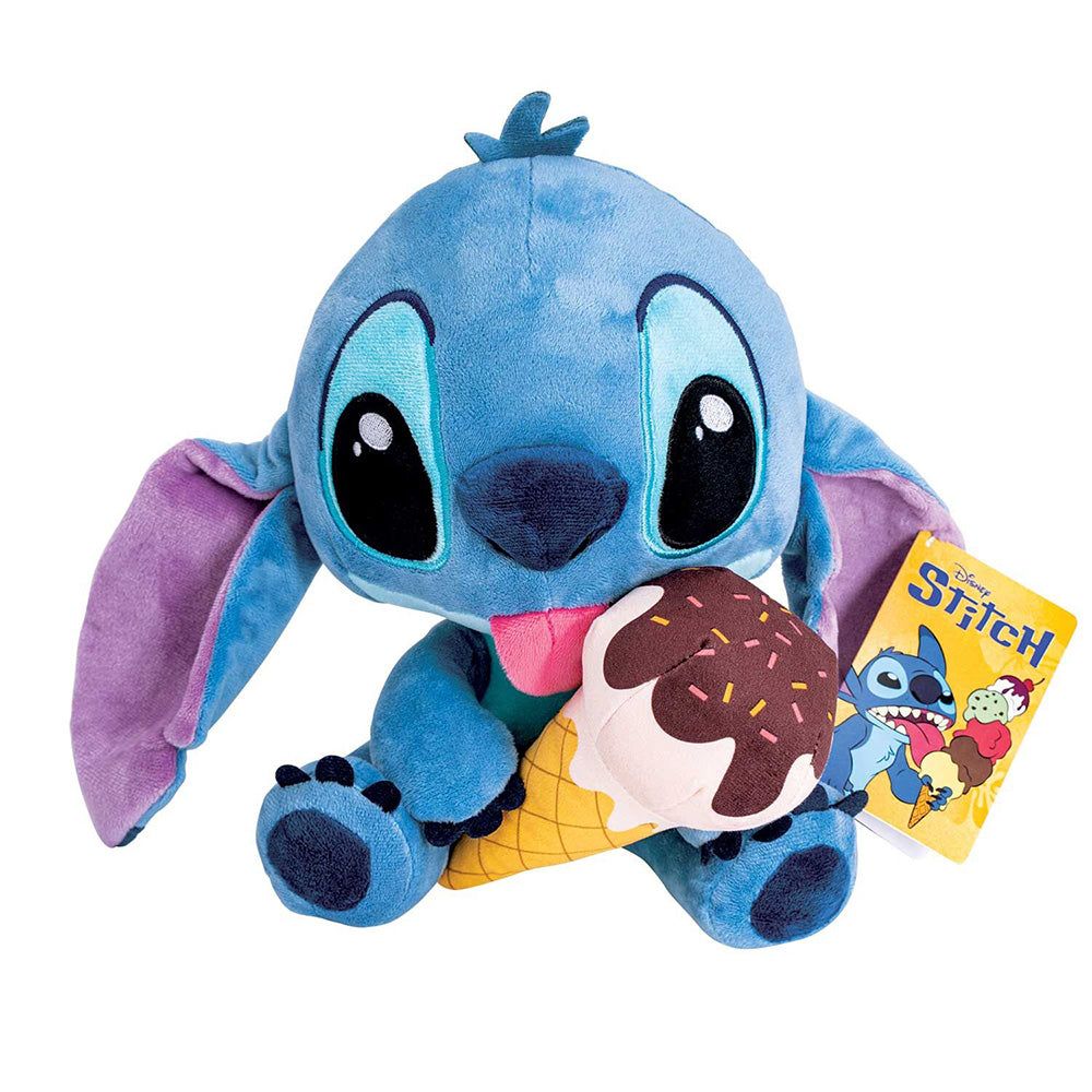 Disney Λούτρινο Stitch Με Παγωτό 25 εκ