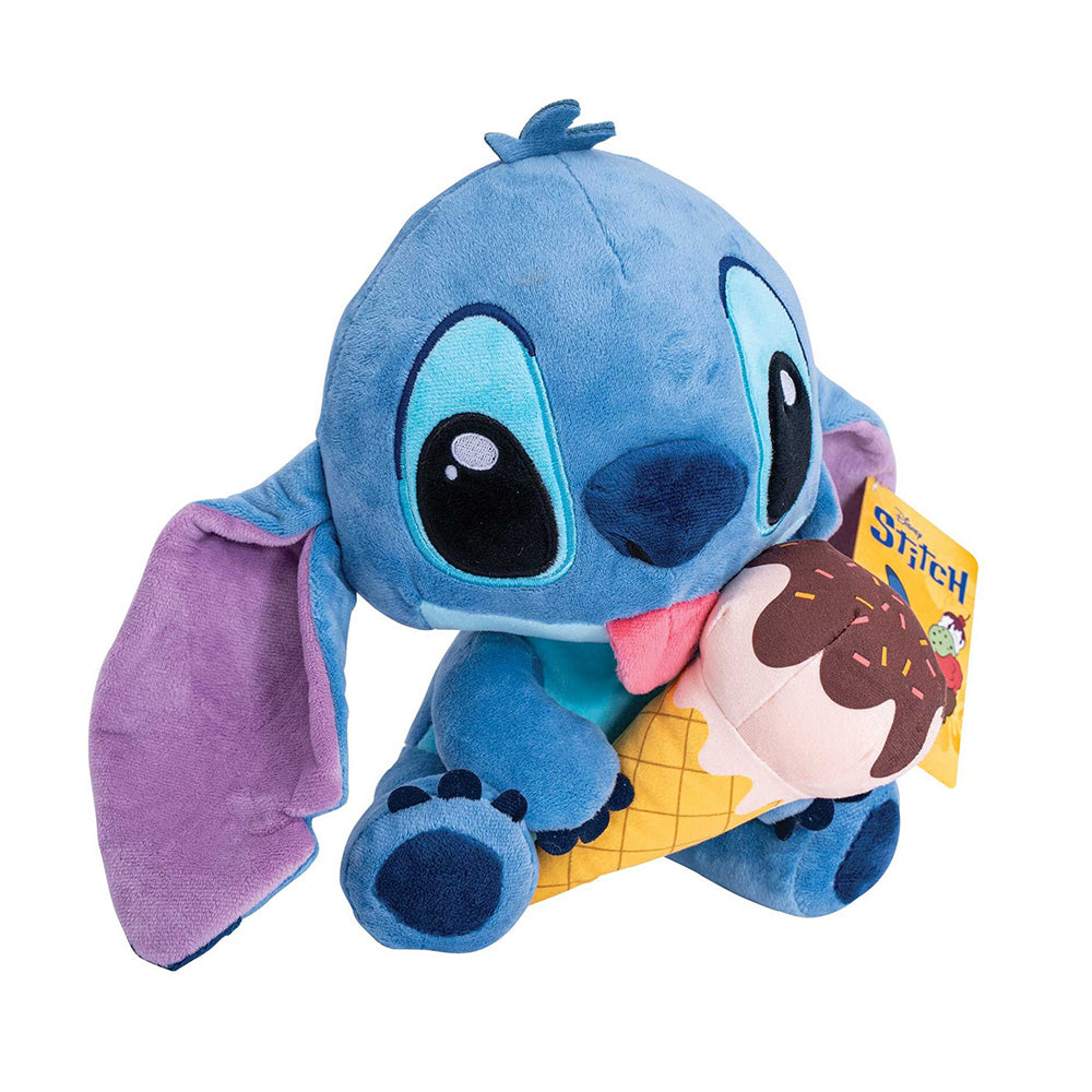 Disney Λούτρινο Stitch Με Παγωτό 25 εκ