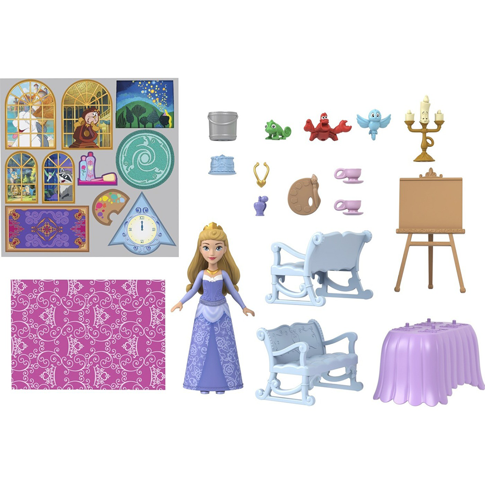 MattelDisney Princess Άμαξα Καστράκι 2 Σε 1 Σετ Παιχνιδιούpapell.gr
