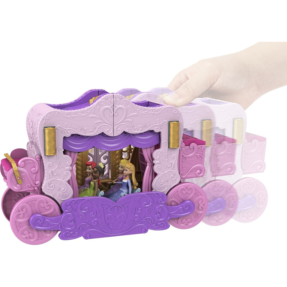 MattelDisney Princess Άμαξα Καστράκι 2 Σε 1 Σετ Παιχνιδιούpapell.gr