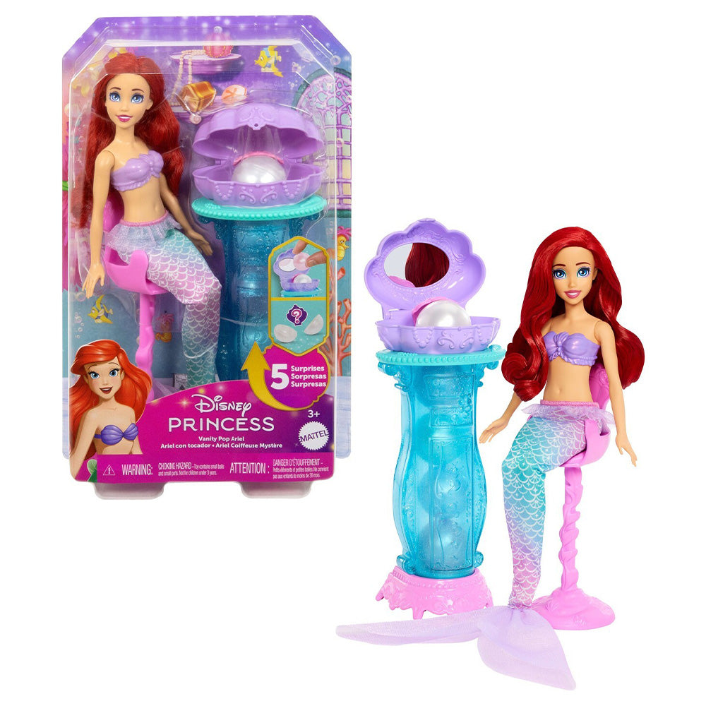 MattelMattel Disney Princess Ariel Vanity Pop Mermaid Fashion Doll Με Κοχύλιpapell.gr