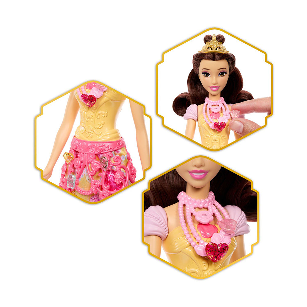 Disney Princess Fashion Dolls με Κοσμηματοθήκη - Πεντάμορφη Μπελ