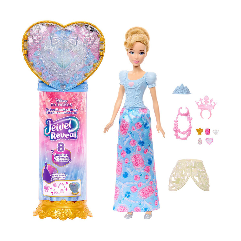 Disney Princess Fashion Dolls με Κοσμηματοθήκη - Σταχτοπούτα 