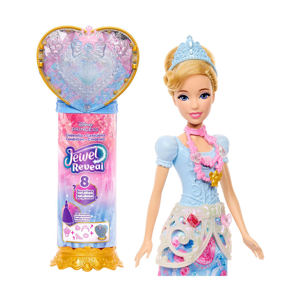 Disney Princess Fashion Dolls με Κοσμηματοθήκη - Σταχτοπούτα 