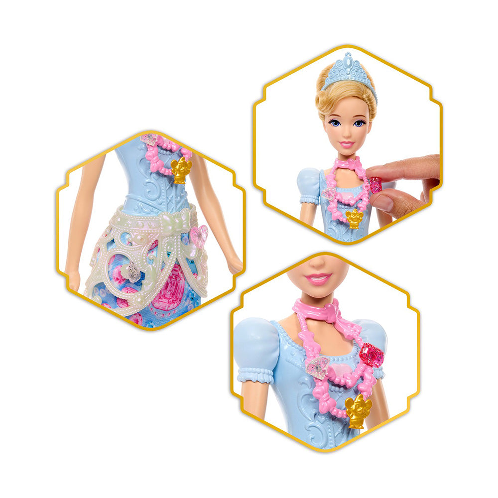 Disney Princess Fashion Dolls με Κοσμηματοθήκη - Σταχτοπούτα 