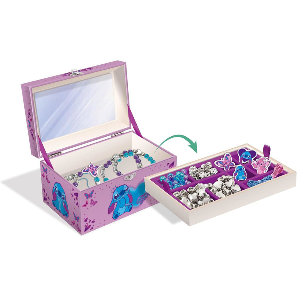 Lisciani Disney Stitch Κατασκευή Βραχιολιών & Μπιζουτιέρα Stitch 