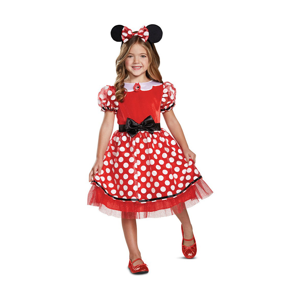 DisquiseDisguise Αποκριάτικη Παιδική Στολή Red Minnie Deluxepapell.gr