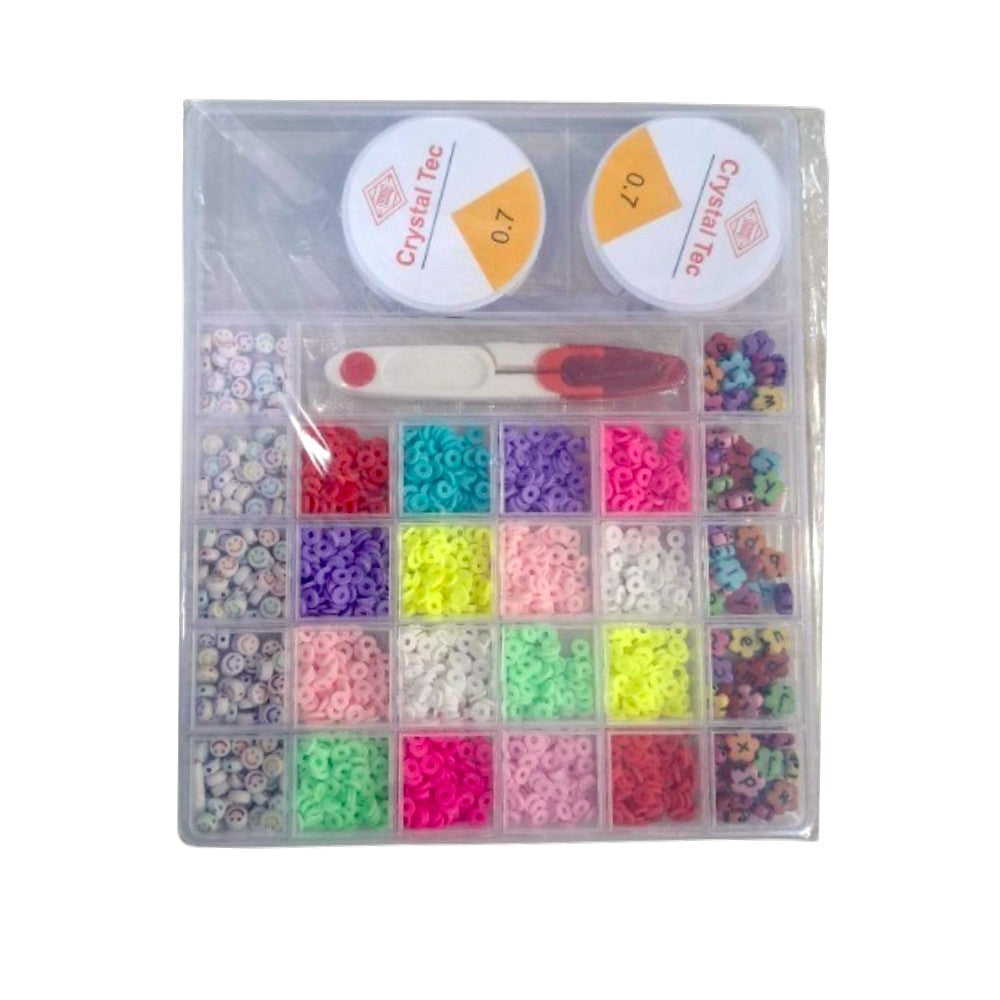 Σετ Κατασκευής Κοσμημάτων DIY με Πολύχρωμες Χάντρες