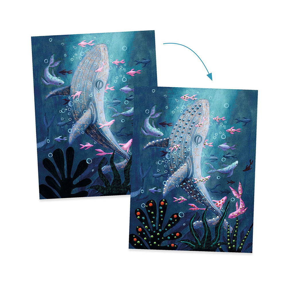 Djeco Ζωγραφίζω 3D Τρισδιάστατες Εικόνες Ωκεανός