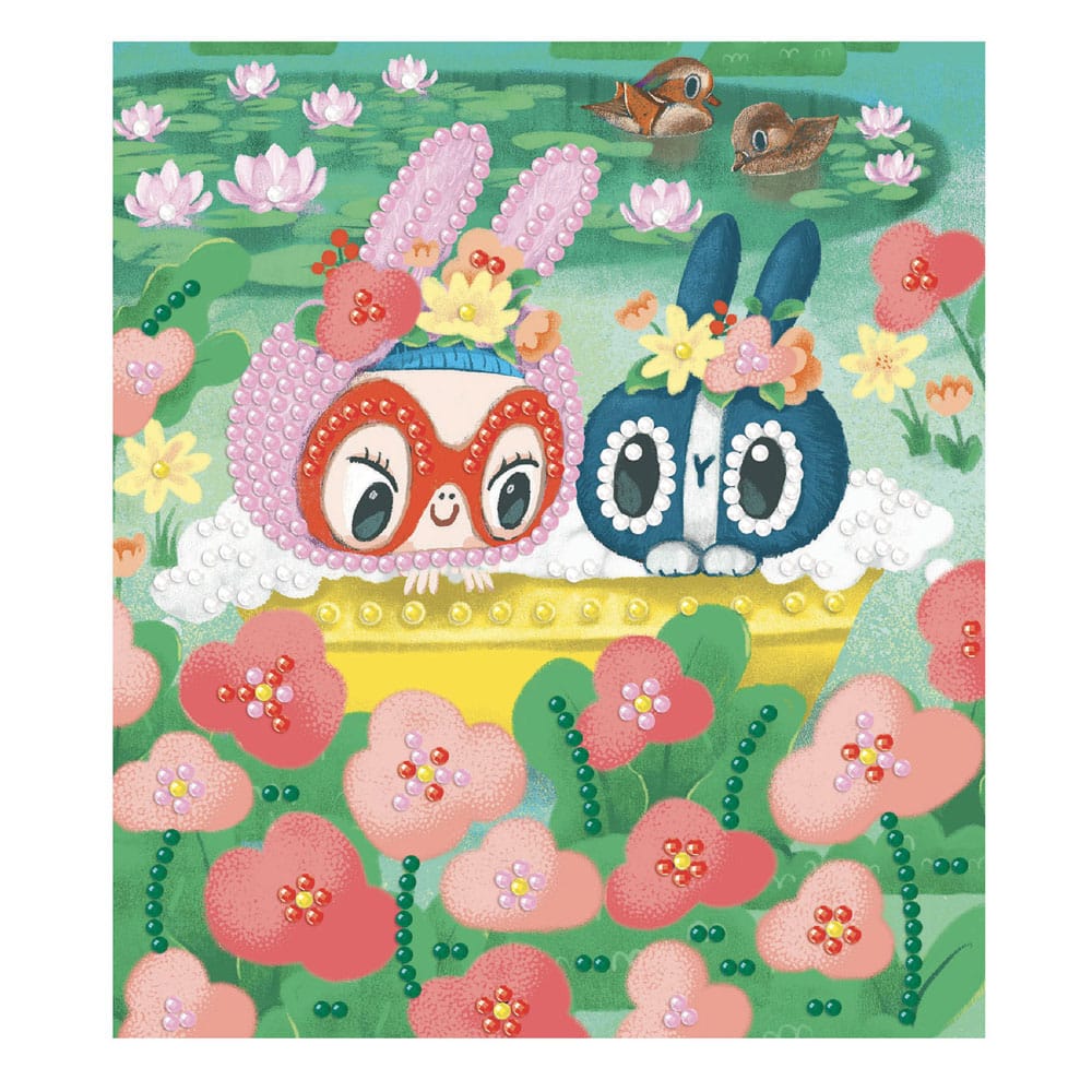 Djeco Artistic Κολαζ Με Στρας "Ζωακια Φιλοι"