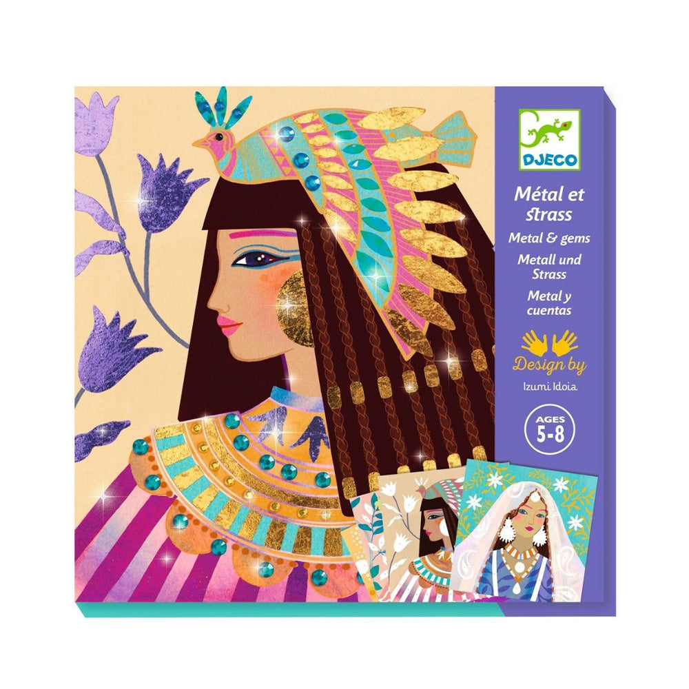 Djeco Χειροτεχία με Φύλλα Χρυσού και Στρας Πολύτιμα Κοσμήματα