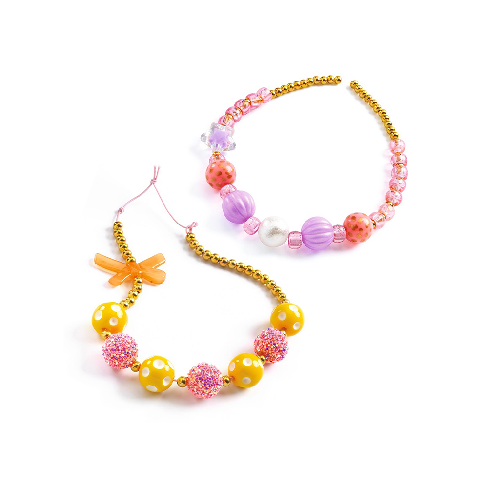 Djeco Κατασκευή Κοσμημάτων Με Διάφορες Χάντρες "Χρυσό"