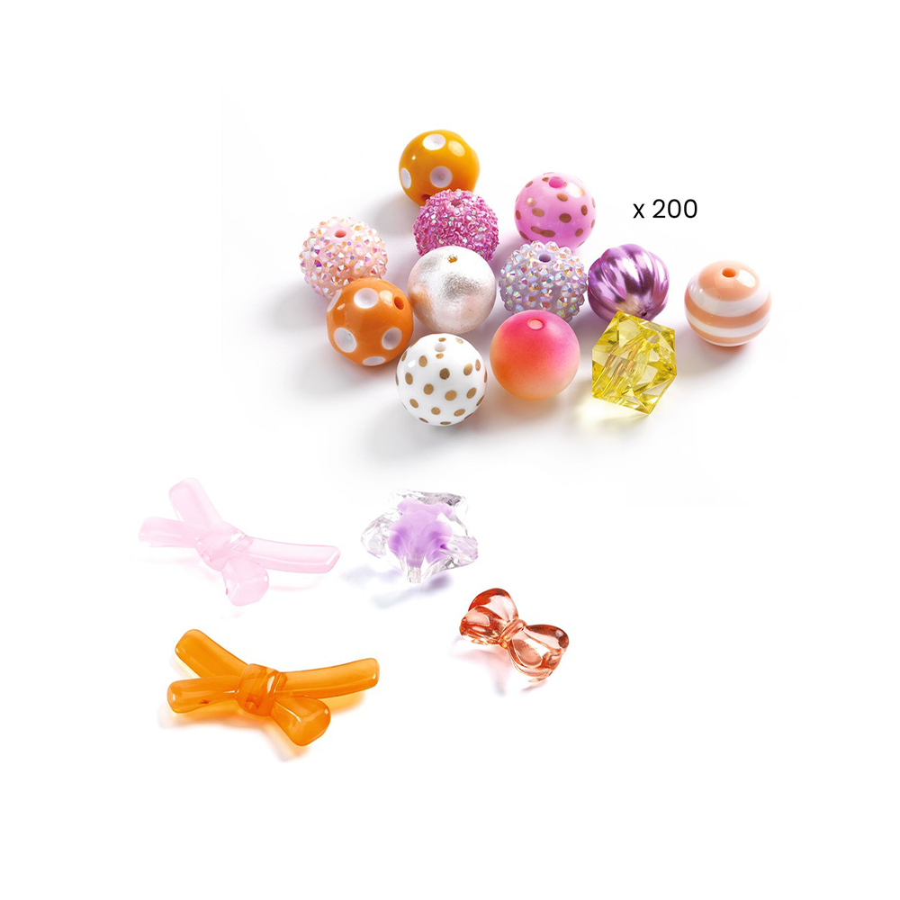 Djeco Κατασκευή Κοσμημάτων Με Διάφορες Χάντρες "Χρυσό"