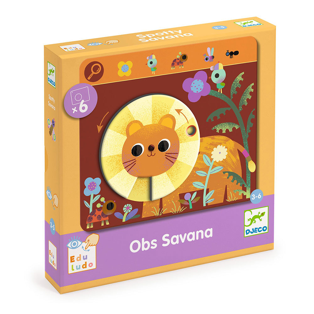 Djeco Εκπαιδευτικό Παιχνίδι Παρατήρησης Σαβάνα